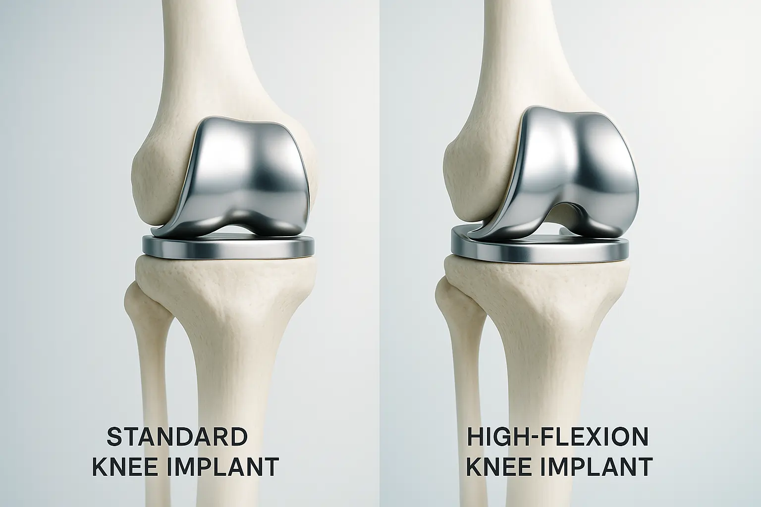 High-Flexion vs. Standard Implants