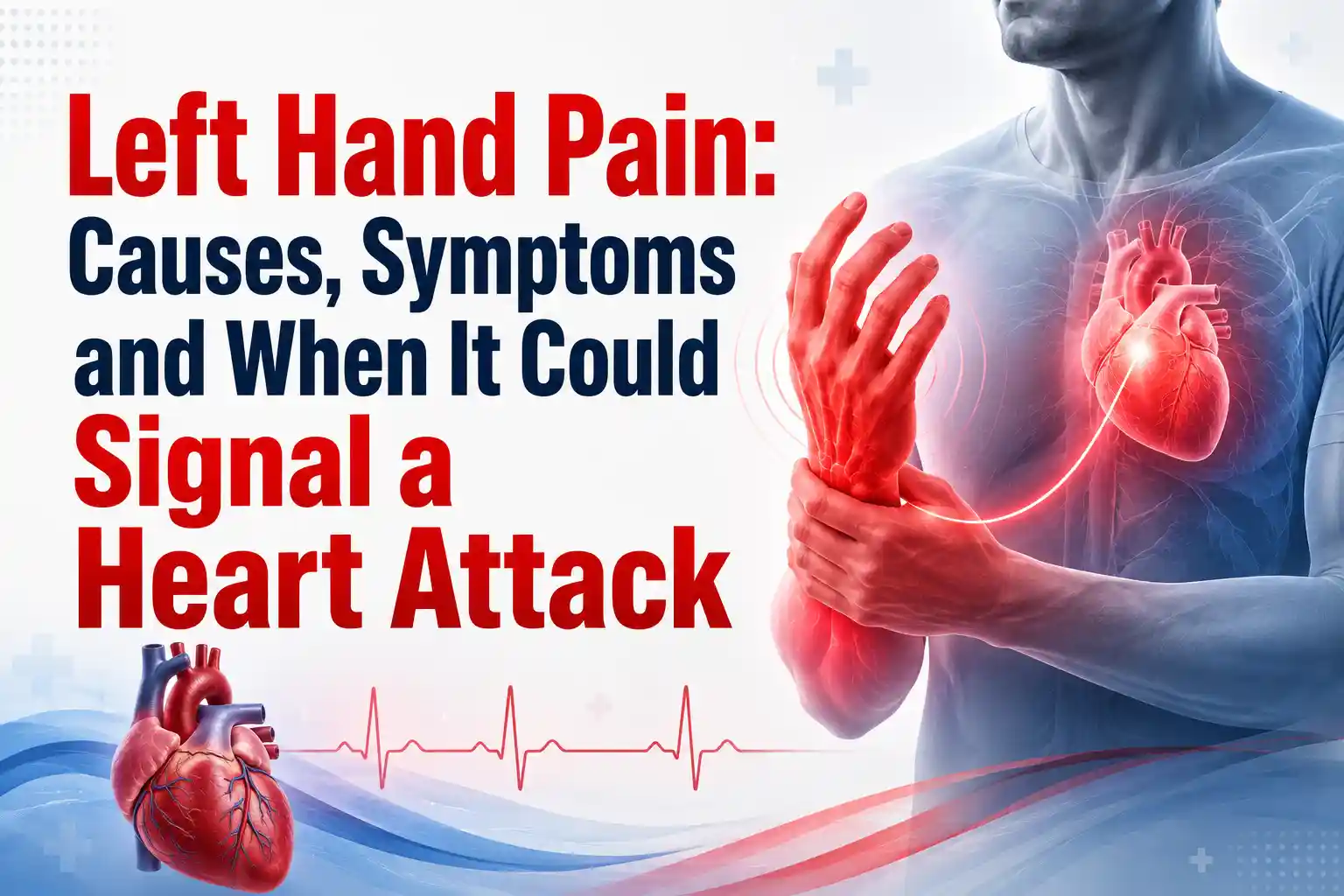 Left hand pain: causes, symptoms and heart attack warning signs